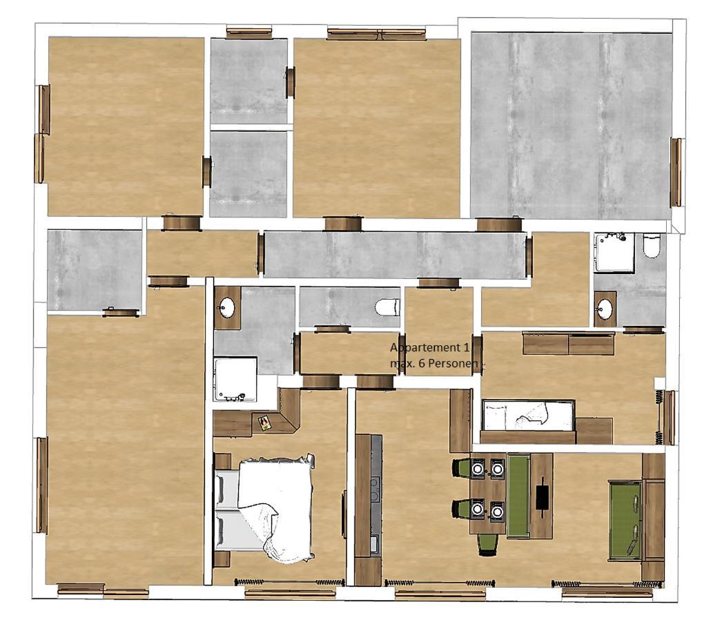 Appartements Alpin 잘바흐 힌터글렘 객실 사진